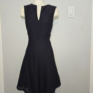 Tory Burch Fit And Flare Eyelit Dress